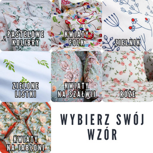 Poszewka na poduszkę we wzory - 40x80 na zamówienie