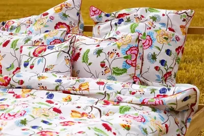 Pościel w kwiaty folk 220x200 \ 50x60