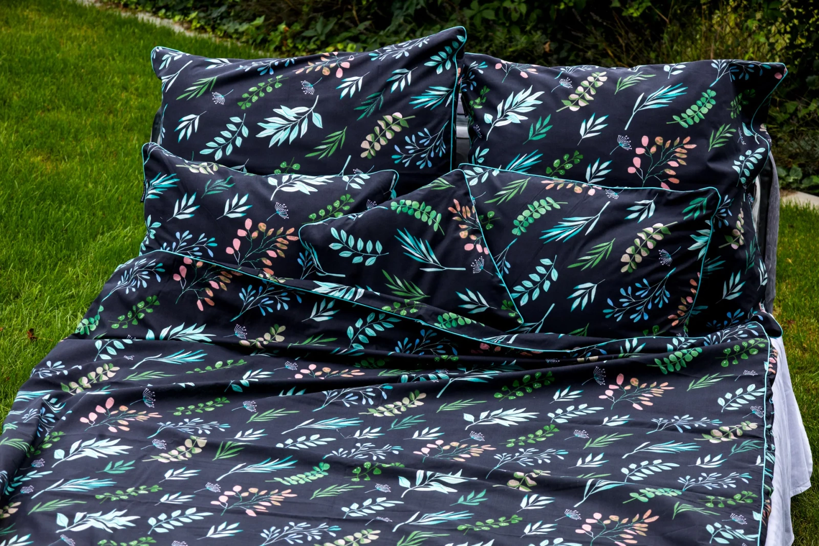 poszewka kwiaty folk