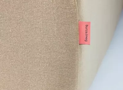 Prześcieradło z gumką, beżowe 140x200